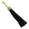4 PCS Joyce Rhinestone Leather Like Tassel Charm w/ Lobster Clasp